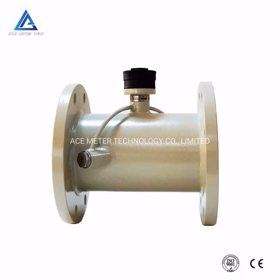 Wall Mounted Ultrasonic Flow Meter Fixed Ultrasonic Flowmeter for Water
