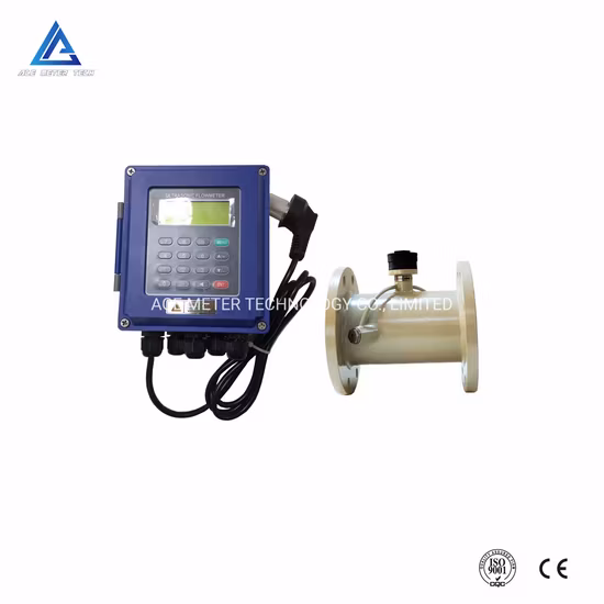 Wall Mounted Ultrasonic Flow Meter Fixed Ultrasonic Flowmeter for Water