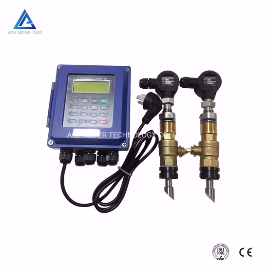 Wall Mounted Ultrasonic Flow Meter Fixed Ultrasonic Flowmeter for Water