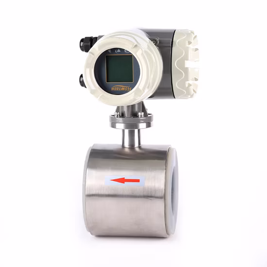 Magnetic Flow Meter Clamp Electromagnetic Flowmeter Modbus Water Flow Meter